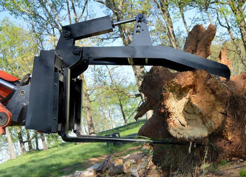 Loflin Fabrication Fork Grapple For Skid Steers & Tractors - Iron Elk