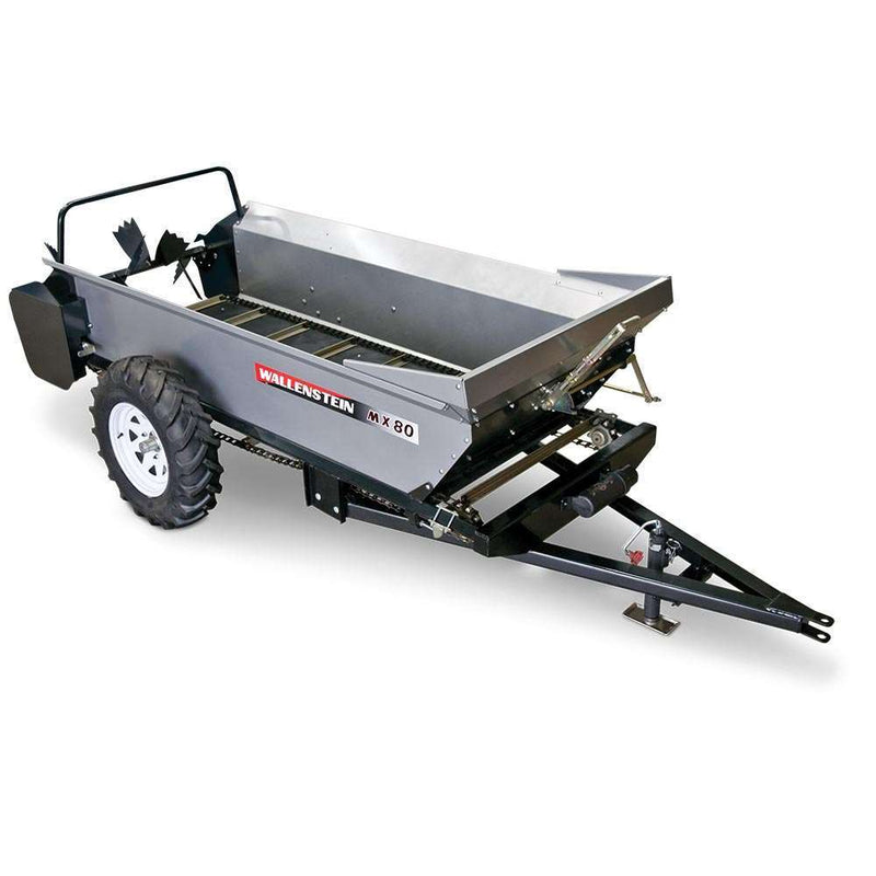 Wallenstein Equipment MX80G Ground‑Drive 80‑Bushel Manure Spreader - Iron Elk
