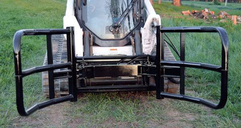 Loflin Fabrication Bale Squeezer For Skid Steers & Tractors - Iron Elk