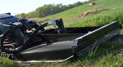 Loflin Fabrication Mini Skid Steer Brush Cutter - Iron Elk