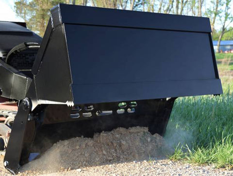 Loflin Fabrication Mini Skid Steer & Compact Tractor 4 - N - 1 Bucket - Iron Elk