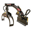 Wallenstein Equipment LXG210SB – 1,000 lb Mini - Skid Steer Log Grapple with Spring - Bias Enhancement - Iron Elk