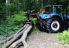 Wallenstein Equipment LXG330RP – 4,500 lb Hydraulic Rotator Log Grapple with Winch & Extendable Boom - Iron Elk
