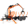 Wallenstein Equipment LXT115 Highway Log Loader Trailer - Iron Elk