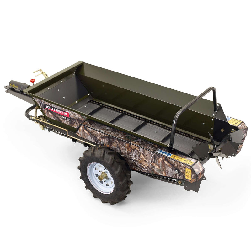 Wallenstein Equipment MX25G Ground - Drive 25‑Bushel Manure Spreader - Iron Elk