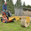 Wallenstein Equipment WX210B 20‑Ton Inverted Horizontal Skid‑Steer Log Splitter - Iron Elk